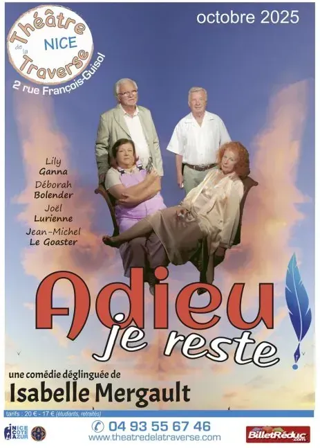 Affiche Adieu je reste