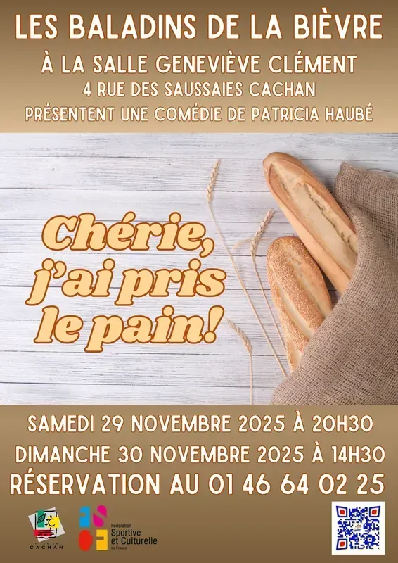 Affiche « Chérie, j’ai pris le pain ! »