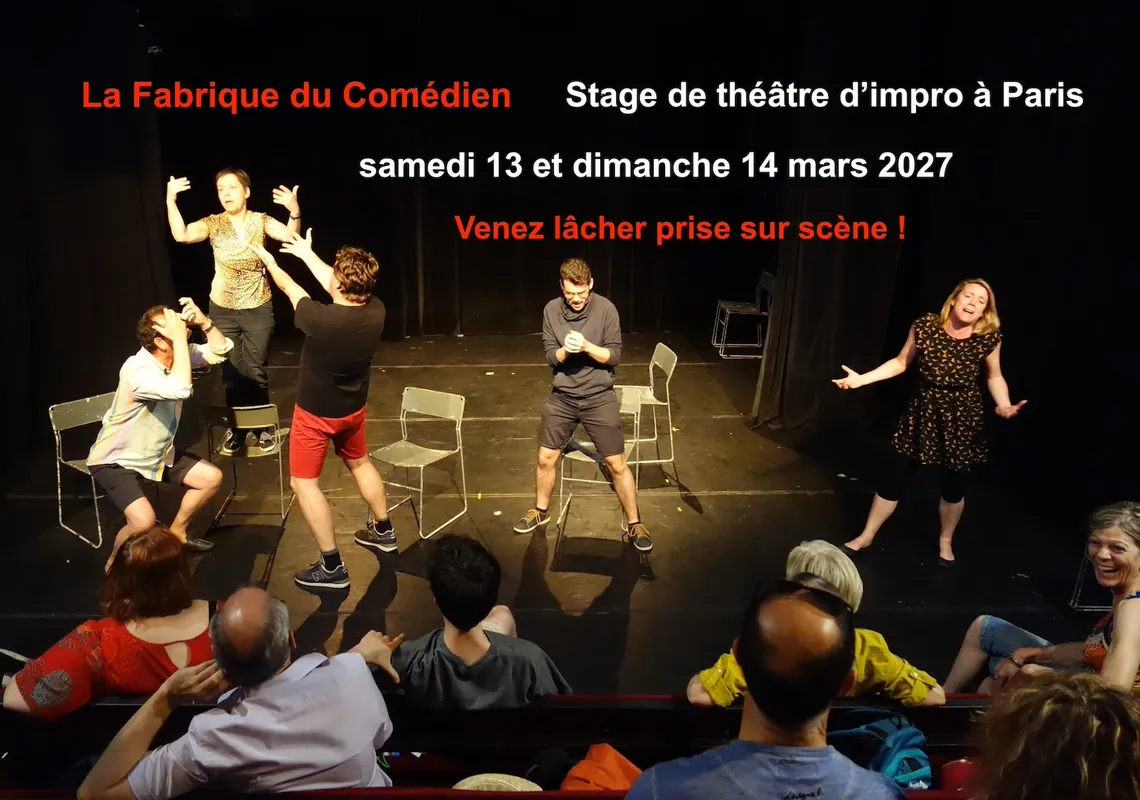 Couverture — Idée cadeau Noël offrez un stage de théâtre Paris