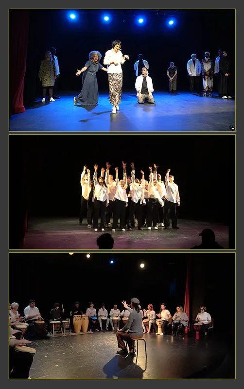 Couverture — Stage / Spectacle de théâtre, danse et percussions