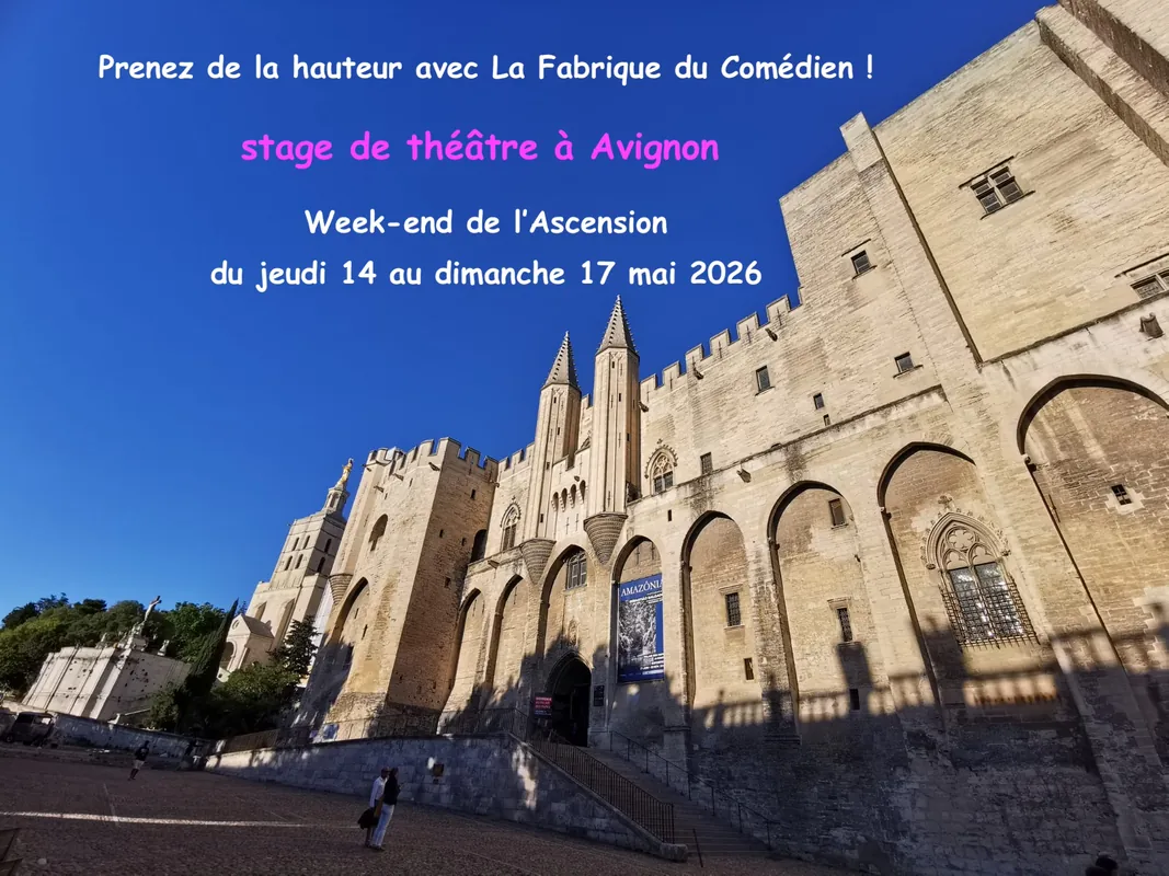 Couverture — Stage théâtre impro week-end Ascension mai Avignon