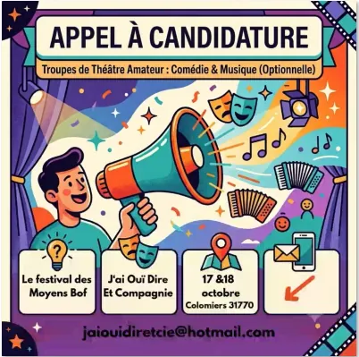 Couverture — APPEL A CANDIDATURE POUR MINI FESTIVAL DANS LE 31