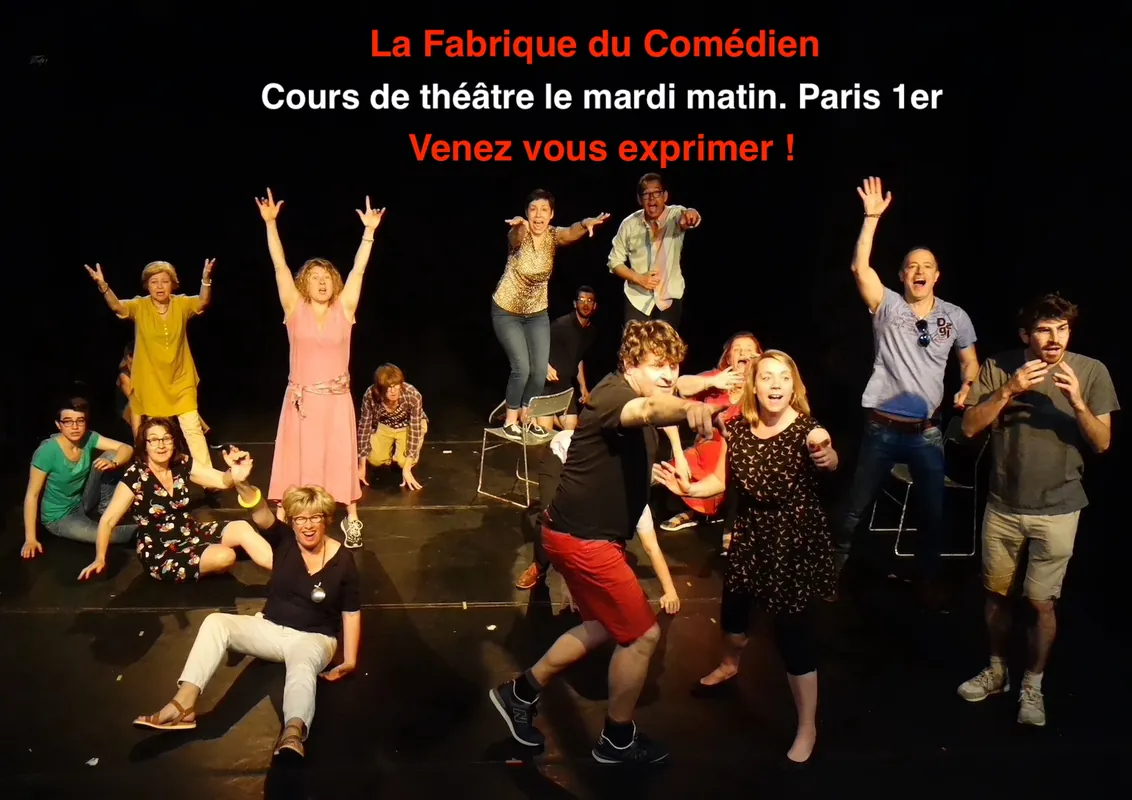 Couverture — Cours théâtre en journée à Paris 2026-2027